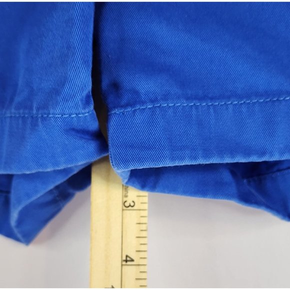 J Crew Shorts Womens 00 Blue Low Rise Distessed Chino Style Shorts - Picture 6 of 10